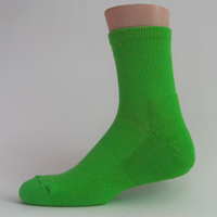 Sports team socks - basketball - brigth green