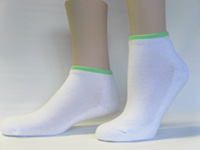 sports team socks cheerleading youth - lime green