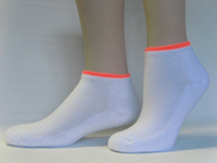 sports team socks cheerleading youth - orange