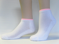 sports team socks cheerleading youth - pink