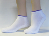 sports team socks cheerleading youth - purple