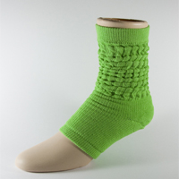 Women's dance yoga sports socks - lime green
